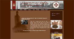 Desktop Screenshot of jasenovac-info.com